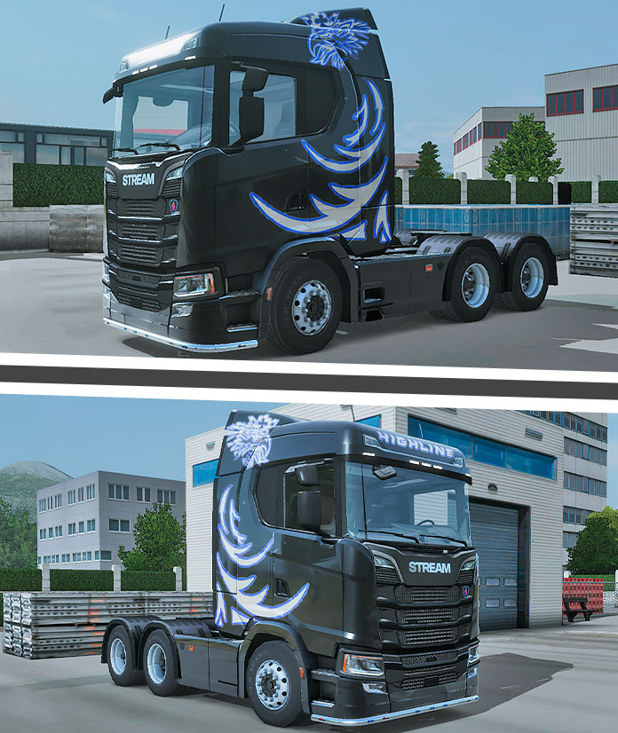 Skins Scania S Griffin Aguia Wtds