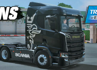 Skins Scania S Faixas e Logo Griffin Scania