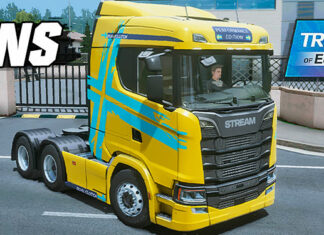 Skins Scania S Faixa Performance Azul
