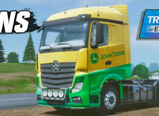 Skins Mercedes Benz Actros JOHN DEERE