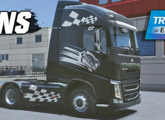 Skins Volvo FH Faixas Personalizadas Volvo Racing
