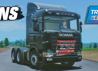 Skins Scania R/T Legend 1995 Com Bandeira GBN
