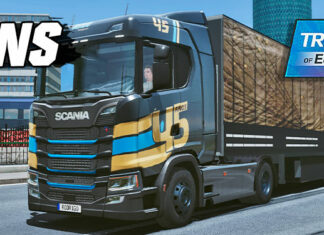 Skins Scania S Edição 45 Anos Bendo Na Graneleira Lonada GBN