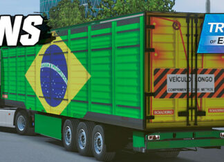 Skins Scania S Super na Carreta Boiadeira