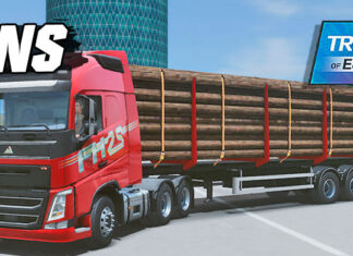 Skins Volvo FH 25 Anos Na Carreta Florestal