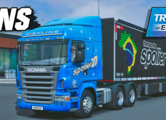 Skins Scania R HIGHLINE Spolier No Bitrem