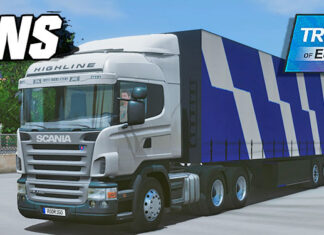 Skins Scania R HIGHLINE no Sider Randon NEW Linha R