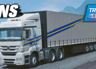 Skins Mercedes Benz Axor Com Faixas Performance no Sider ‘Conjunto Exclusivo’