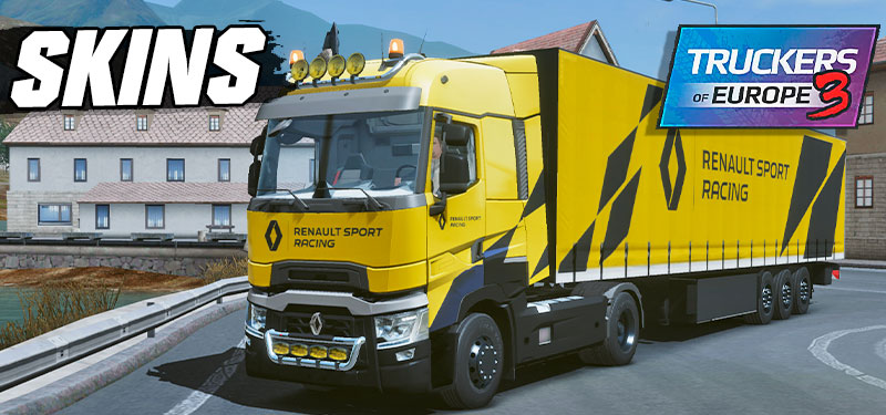 European Racing Skin Skins Renault Sport Racing Conjunto Exclusivo no Sider | WTDS