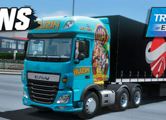Skins DAF XF Buzin Transportes No Sider