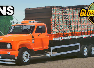 Skins Chevrolet D60 truck Laranja Verdureiro Qualificado