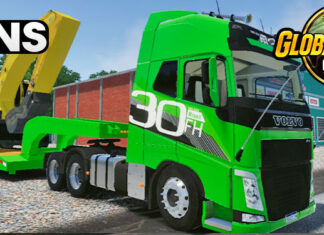 Skins Volvo FH Verde Conjunto na Carreta Prancha ‘EXCLUSIVO’