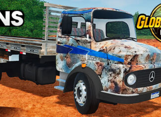 Skins Mercedes Benz 1113 Truck Pintura Muito Velha Enferrujada ‘REALISTA’