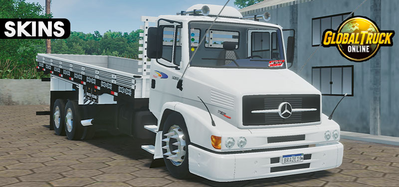 Skins Mercedes Benz 1620 Branco JUNIN GBN