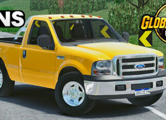 Skins F-250 Amarela Estilo Original