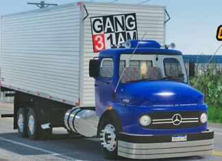 Skins Mercedes Benz 1113 Bau Azul Marinho No Bauzao ‘EXCLUSIVO’