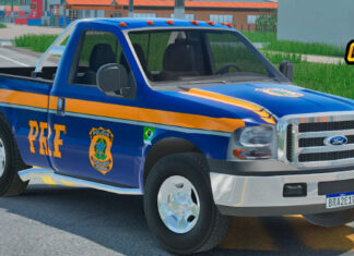 Skins F-250 Policia Rodoviaria Federal PRF
