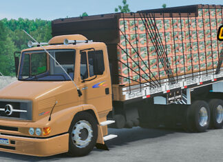 Skins Mercedes Benz 1620 Marron Verdureiro