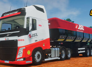 Skins Volvo FH Conjunto JSL No RodoCaçamba