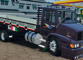 Skins Mercedes Benz 1620 Roxo Escuro Qualificado