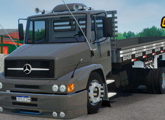 Skins Mercedes Benz 1620 Cinza Escuro Verdureiro ‘QUALIFICADO’