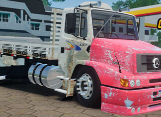 Skins Mercedes Benz 1620 Pintura Desgastada Velha Realista