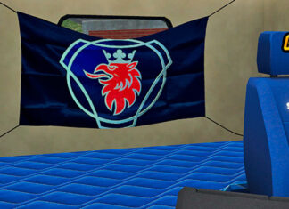 Skins Bandeira Scania