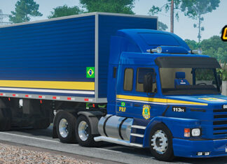 Skins Scania 113 No Bau da Policia Rodoviaria Federal PRF