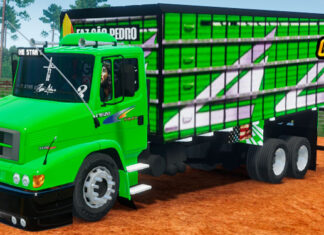 Skins Mercedes Benz 1620 Boiadeiro Verde BEM QUALIFICADO