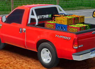 Skins F-250 Vermelho Verdureiro