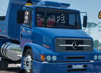 Skins Mercedes Benz 1620 Azul Caçamba ‘Qualificado’