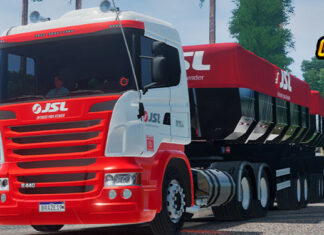 Skins Scania R JSL Conjunto No RodoCaçamba