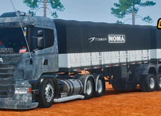 Skins Scania R Com Cera Sergipana no Bitrem NOMA