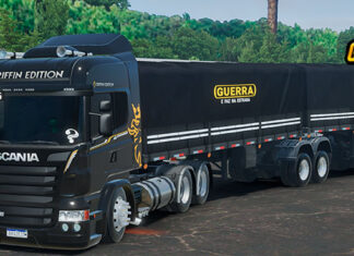 Skins Scania R Edição GRIFFIN EDITION No Bitrem