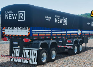 Skins Reboque Bitrem Azul NEW R ‘EXCLUSIVO’