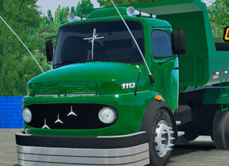 Skins Mercedes Benz 1113 Verde Caçamba