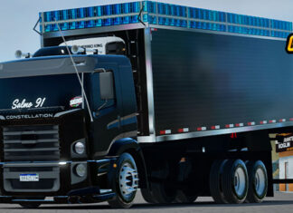 Skins VW Constellation Preto Camara Fria Galera do Peixe ‘Exclusivo’