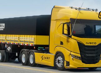 Skins Iveco S Way Amarelo na Graneleira ‘QUALIFICADO’