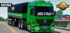 Skins Mercedes Benz Axor Verde no Conjunto Graneleira Qualificada 0dffdf5