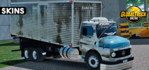 Skins Mercedes Benz 1113 Bau Pintura Velha Realista Fretes 0f84f4fg
