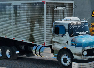 Skins Mercedes Benz 1113 Bau Pintura Velha Realista Fretes