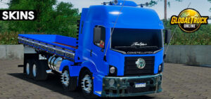 Skins VW Constellation azul para-choque quebrado Realista 0g4g8h