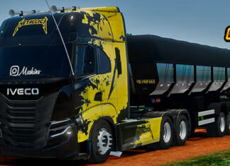 Skins Iveco S Way Pintura Metalica no RodoCaçamba ‘EXCLUSIVA’