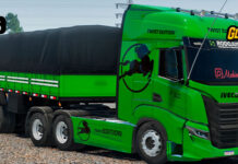 Skins Iveco S Way Verde Edição Twist Edition na Granel
