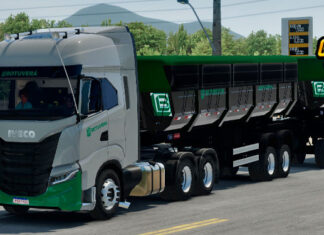 Skins Iveco S Way No RodoCaçamba Conjunto Botuverá