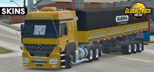Skin Mercedes Benz Axor Conjunto Exclusivo Amarelo na Graneleira 0f4f4gfg
