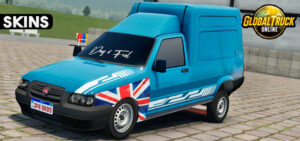 Skins Fiat Fiorino Azul Personalizada 0j54hjhj
