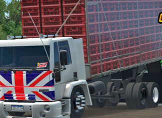 Skins Ford Cargo Branco Qualificado galera do Frango