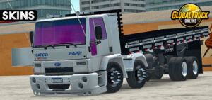 Skins Ford Cargo Branco Com Carroceria preta 0844848jhuguu4