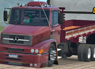 Skins Mercedes benz 1620 Vinho Carroceria Personalizada